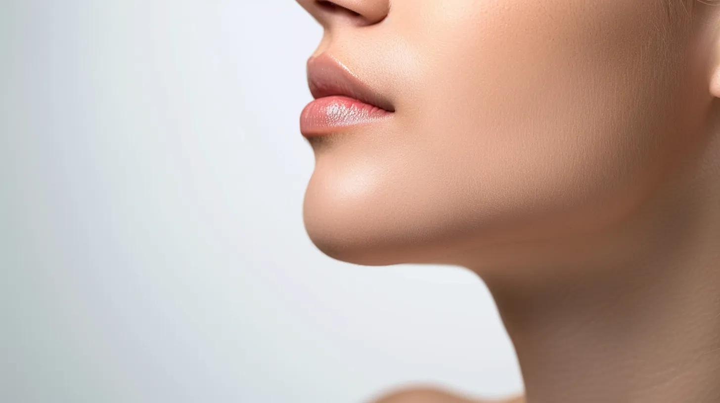 double chin reduction from HIFU difference
