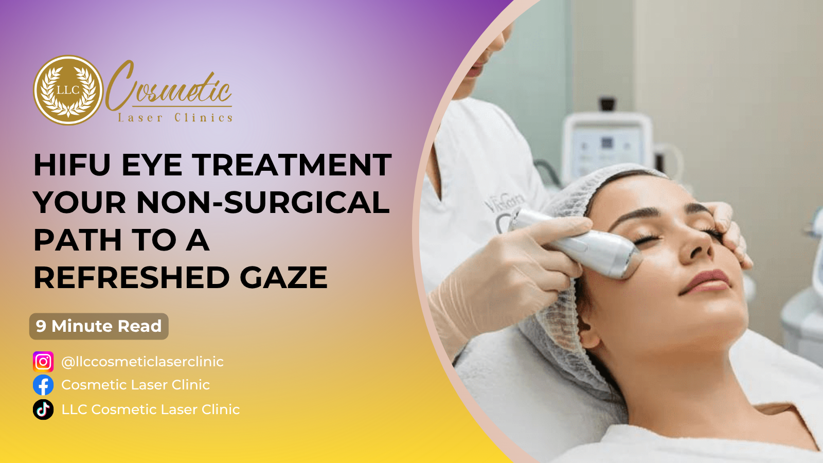 needle-free way to lift and firm the delicate skin around your eyes