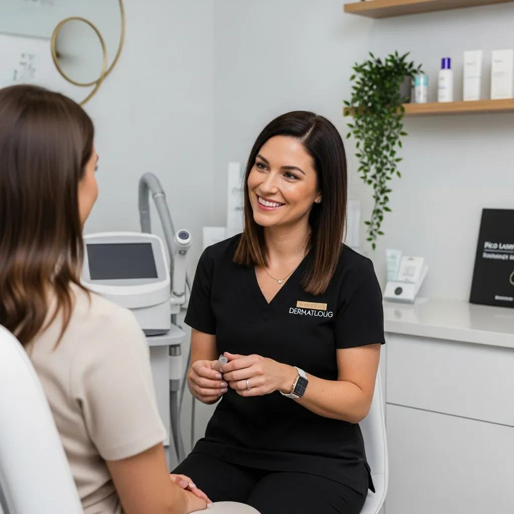 Modern cosmetic clinic consultation for pico laser treatment in Sunnybank